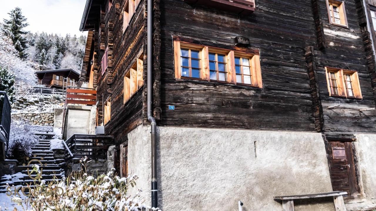 Heimeliges Walliserhaus 费施 外观 照片