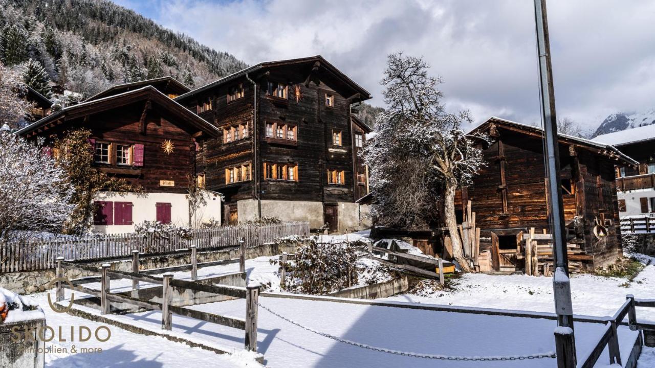 Heimeliges Walliserhaus 费施 外观 照片
